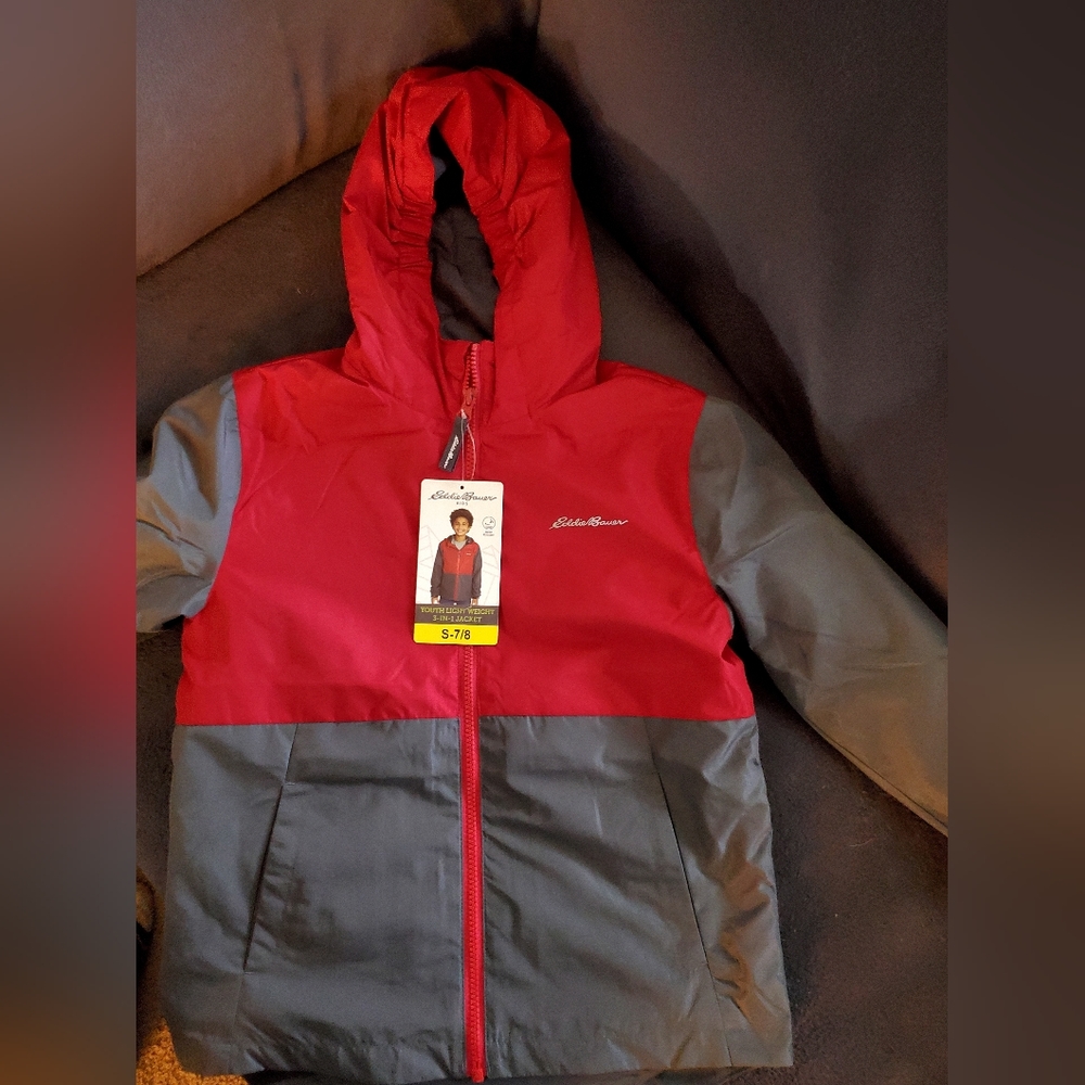 Eddie Bauer Kids Youth Light Weight 3-in1 Jacket
